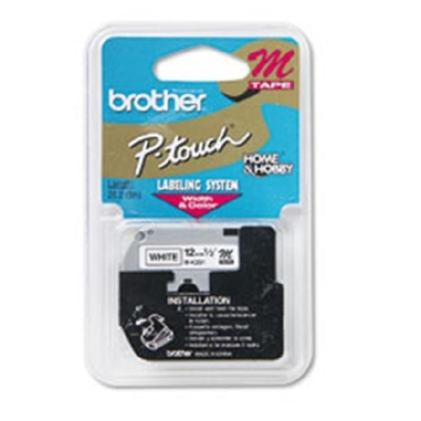 Cintas p/demo brother m231 negro/blanco. 12mm